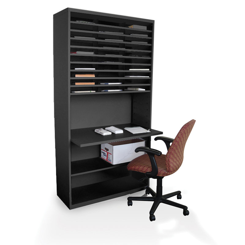 Marvel Office Furniture Mail Sorter Workstation with Adjustable Work